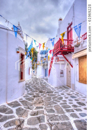 Landscape of Mykonos Island Landscape of Mykonos Island 61969228