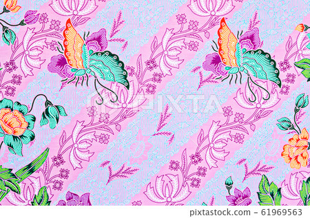 The beautiful of art Malaysian Batik Pattern 61969563
