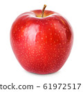 Fresh red apple isolated on white background. 61972517