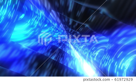 3D rendering of abstract background rectangular funnel with luminous spirals and luminous background, computer generated 3D rendering of abstract background rectangular funnel with luminous spirals and luminous background, computer generated 61972929