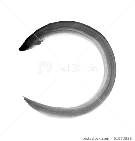 Circular eel (hand-drawn illustration of ink) - Stock Illustration ...