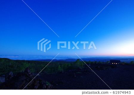 Superb view before dawn from Tokachidake Bogakudai! / Biei-cho, Hokkaido 61974943