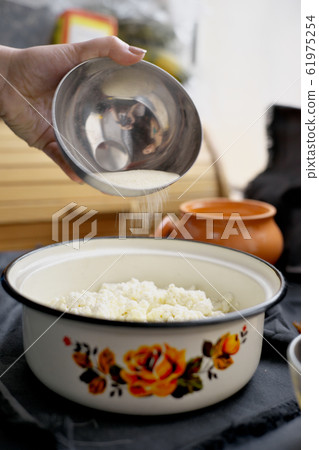 Ingredients for Baking Curd Casseroles Ingredients for Baking Curd Casseroles 61975254
