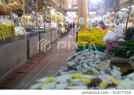 Thailand's largest flower market "Park Loan Market" Thailand's largest flower market "Park Loan Market" 61977438