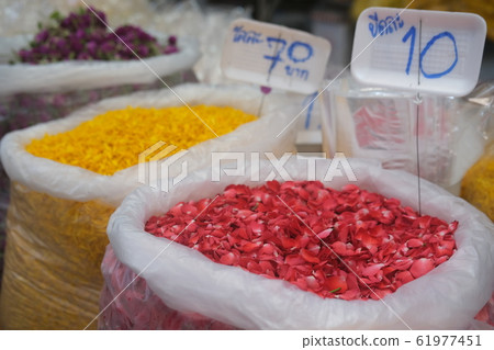 Thailand's largest flower market "Park Loan Market" 61977451
