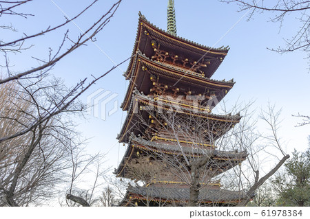 Old Kanonaga-ji 5-storied pagoda Old Kanonaga-ji 5-storied pagoda 61978384