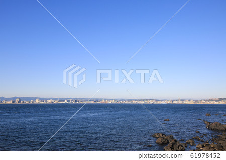 Kagoshima City, Kagoshima Prefecture Kagoshima City seen from Lava Nagisa Promenade Kagoshima City, Kagoshima Prefecture Kagoshima City seen from Lava Nagisa Promenade 61978452
