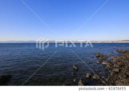 Kagoshima City, Kagoshima Prefecture Kagoshima City seen from Lava Nagisa Promenade 61978455