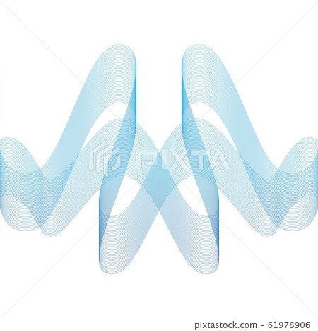 waves line gradient vector illustration design 61978906