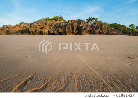 The landscape of Cape Wirrwawuy of Nhulunbuy town beach in Northern Territory state of Australia. The landscape of Cape Wirrwawuy of Nhulunbuy town beach in Northern Territory state of Australia. 61981427