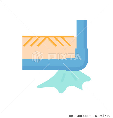 burst pipe icon burst pipe icon 61981640