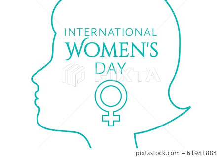International Women's Day. March 8. Holiday concept. Template for background, banner, card, poster International Women's Day. March 8. Holiday concept. Template for background, banner, card, poster 61981883