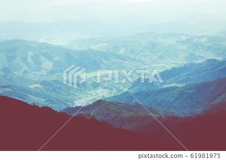 Landscape in north of Laos, Southeast Asia. 61981975