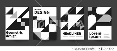 Minimalistic geometric poster 61982322