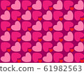 Heart pattern, continuous pattern, pattern, pink, package, red  Heart pattern, continuous pattern, pattern, pink, package, red 61982563