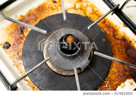 Dirty gas stove Dirty gas stove 61982605