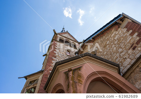 Detailed view of the Martin Luther Church in Detailed view of the Martin Luther Church in 61982689