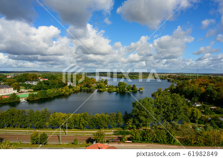 View of a beautiful landscape of the Mecklenburg 61982849