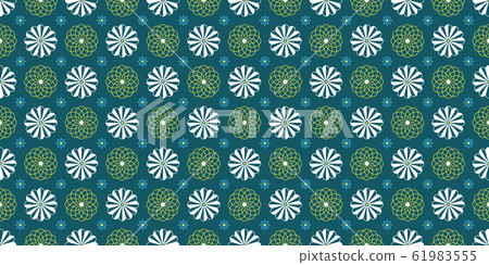 Seamless pattern with white yellow geometric Seamless pattern with white yellow geometric 61983555