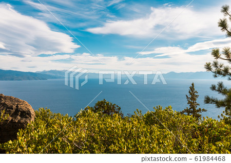 Views of Lake Tahoe from Crystal Bay Scenic Overlook 61984468