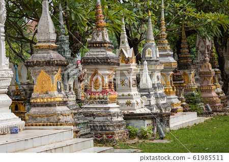 Wat Sisaket Temple in Vientiane city Old architecture and buddha statues (Vientiane, Laos) Wat Sisaket Temple in Vientiane city Old architecture and buddha statues (Vientiane, Laos) 61985511