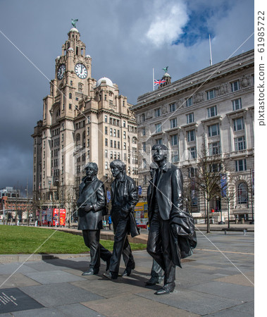 Statue of the Beatles, Liverpool waterfront 61985722