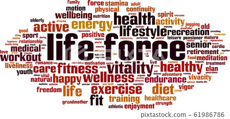 Life force word cloud - Stock Illustration [61986786] - PIXTA