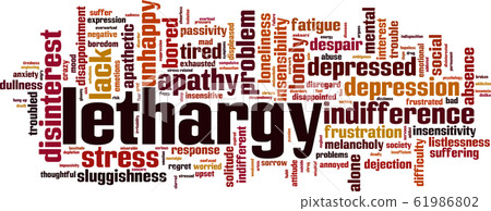 Lethargy word cloud 61986802