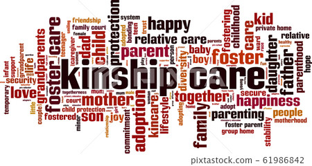 Kinship care word cloud 61986842