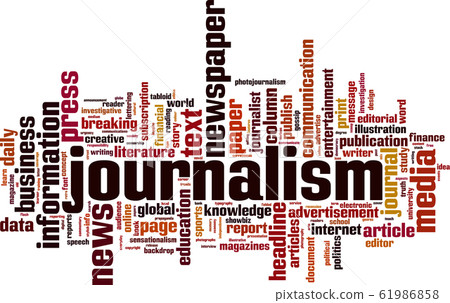 Journalism word cloud concept Journalism word cloud concept 61986858