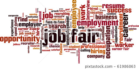 Job fair word cloud Job fair word cloud 61986863