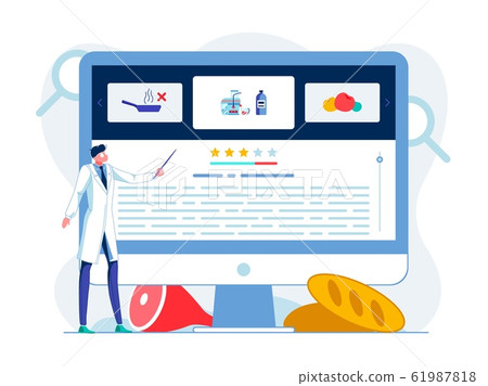 Nutrition Webinar on Food Products Illustration 61987818