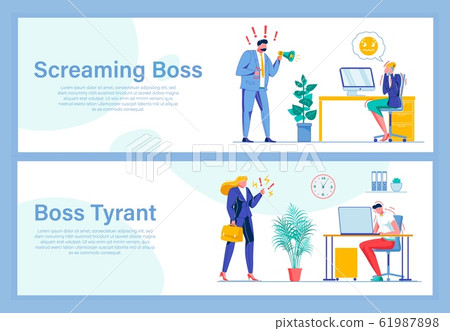 Screaming and Yelling Boss Spoiling Office Life Screaming and Yelling Boss Spoiling Office Life 61987898