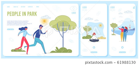 Park Life Responsive Landing Page Vector Template Park Life Responsive Landing Page Vector Template 61988130