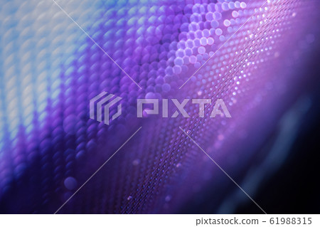 CloseUp LED blurred screen. LED soft focus CloseUp LED blurred screen. LED soft focus 61988315