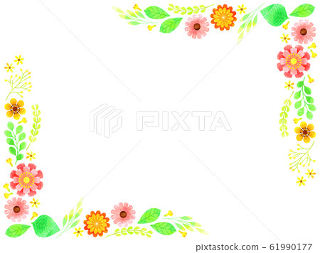 春天的花朵圖背景 插圖素材 圖庫