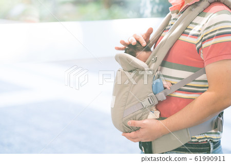 Newborn baby and father Newborn baby and father 61990911