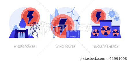 Renewable energy vector concept metaphors. Renewable energy vector concept metaphors. 61991008