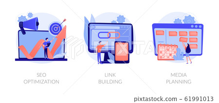 Search engine marketing vector concept metaphors. 61991013