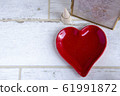 Heart and photo stand 61991872