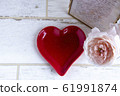 Heart and photo stand 61991874