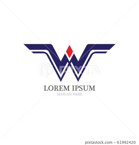 W Letter Logo Template W Letter Logo Template 61992420