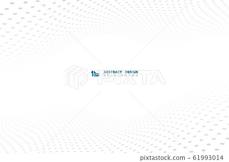 Abstract white background with gray dot pattern...-插圖素材 [61993014 ...