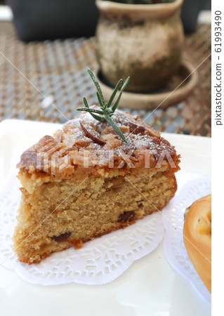 cake ,banana cake or nut cake 61993490