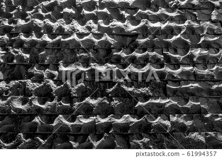 Texture of wall made from Sand stone bricks Texture of wall made from Sand stone bricks 61994357