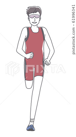 Triathlon run 61996341