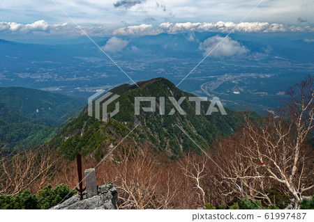 從小松岳和黑峰山脊看黑嶽山和奧奇奇布山脈 61997487