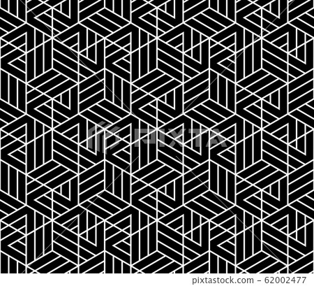 Abstract geometric pattern with stripes, lines. Abstract geometric pattern with stripes, lines. 62002477