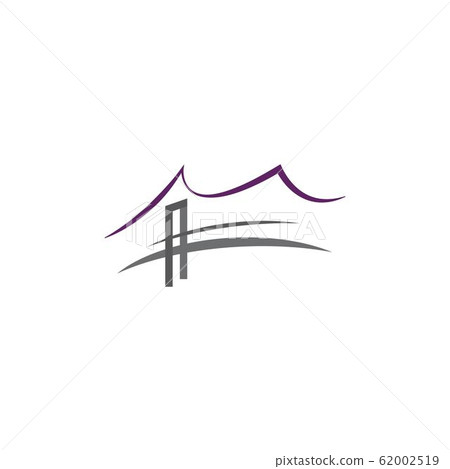 Bridge Logo Template vector icon Bridge Logo Template vector icon 62002519