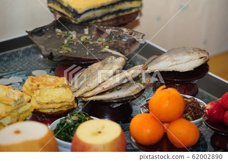 Korean ritual sacrifice food 62002890